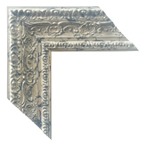 3 inch Wide Frame. Silver Framed Mirrors