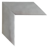 2 1/2 inch Wide Frame. Silver Framed Mirrors