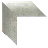 3 inch Wide Frame. Silver Framed Mirrors