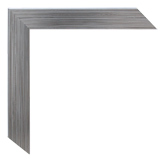 1 inch Wide Frame. Silver Framed Mirrors