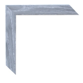 1 inch Wide Frame. Silver Framed Mirrors