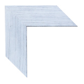 2 1/2 inch Wide Frame. White Framed Mirrors