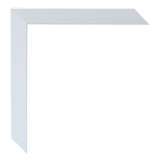 13/16 inch Wide Frame. White Framed Mirrors