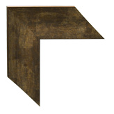 3 inch Wide Frame. Gold Framed Mirrors