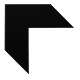 3 inch Wide Frame. Black Framed Mirrors