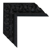 2 3/4 inch Wide Frame. Black Framed Mirrors