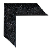 2 1/4 inch Wide Frame. Black Framed Mirrors