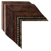 4 1/4 inch Wide Frame. Brown Framed Mirrors