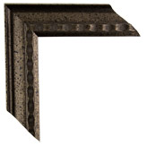 1 7/8 inch Wide Frame. Gold Brown Framed Mirrors