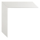1 1/4 inch Wide Frame. White Framed Mirrors