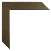 1 1/4 inch Wide Frame. Brown Framed Mirrors