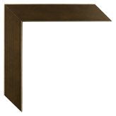 1 1/4 inch Wide Frame. Brown Framed Mirrors