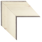 4 1/4 inch Wide Frame. White Framed Mirrors