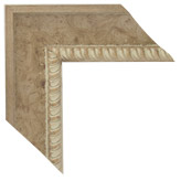 3 inch Wide Frame. White Framed Mirrors