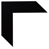 2 1/4 inch Wide Frame. Black Framed Mirrors