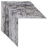 3 5/8 inch Wide Frame. White Black Framed Mirrors