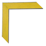 1 1/8 inch Wide Frame. Gold Black Framed Mirrors