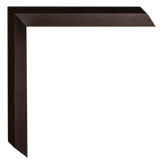 7/8 inch Wide Frame. Brown Framed Mirrors