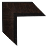 3 inch Wide Frame. Brown Framed Mirrors