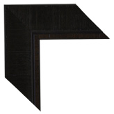 3 inch Wide Frame. Brown Framed Mirrors