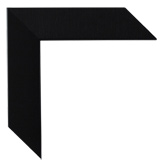 1 5/8 inch Wide Frame. Black Framed Mirrors