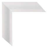 1 3/4 inch Wide Frame. White Framed Mirrors