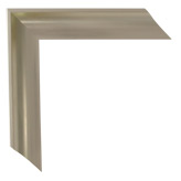 1 3/8 inch Wide Frame. Gold Silver Framed Mirrors