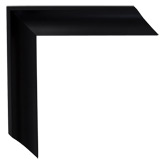 1 3/8 inch Wide Frame. Black Framed Mirrors