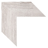 3 inch Wide Frame. White Framed Mirrors