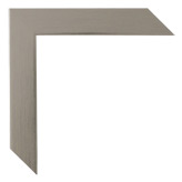 1 1/8 inch Wide Frame. Silver Framed Mirrors