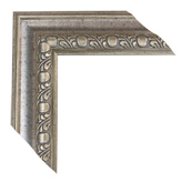 2 3/8 inch Wide Frame. Silver Framed Mirrors