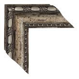 3 1/4 inch Wide Frame. Silver Framed Mirrors