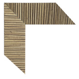 2 1/2 inch Wide Frame. Brown Gold Framed Mirrors