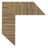 2 1/2 inch Wide Frame. Brown Gold Framed Mirrors