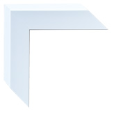 2 inch Wide Frame. White Framed Mirrors